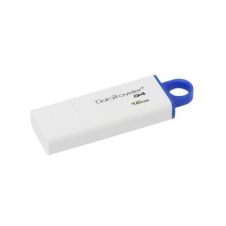 Kingston DTIG4/16GB DataTraveler Memoria Flash, USB 3.0, 16 GB, Bianco/Blu