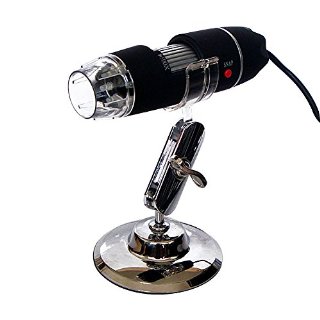 DLAND portatile 50x-500x Ingrandimento 8-LED USB Digital Microscope endoscopio con supporto per l'istruzione di controllo biologico industriale