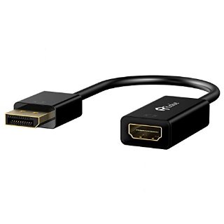 DP su HDMI, Rankie® Placcato Oro DisplayPort su HDTV HDMI Maschio a Femmina Adattatore Convertitore con Audio