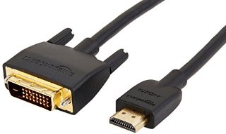 AmazonBasics - Cavo adattatore HDMI su DVI, standard più recente, 0,91 metri