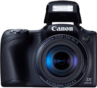Canon PowerShot SX410 IS Fotocamera Compatta Digitale, 20.0 Megapixel, Nero