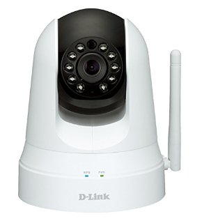 D-Link DCS-5020L Videocamera di Sorveglianza Cloud Wireless N, Visore notturno Day&Night, Funzionalità Range Extender, Motorizzata con Movimenti Pan/Tilt/Zoom, Rilevatore di Movimenti e Suoni, Bianco