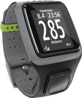 TomTom Runner Orologio GPS per Corsa Outdoor e Indoor, Grigio Scuro