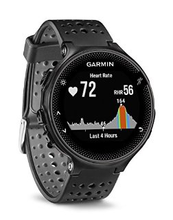 Garmin Forerunner 235 GPS Sportwatch con Sensore Cardio al Polso e Funzioni Smart, Nero/Grigio
