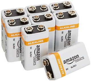 AmazonBasics - Pile alcaline da 9 Volt, confezione da 8