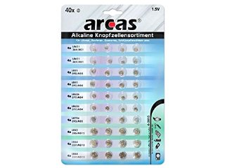 Recensioni dei clienti per ARCAS 12794000 Knopfzellenset (batterie 8x AG1 / AG3 / AG4 / AG13 alcalini, 4x AG5 / AG12, 40 lui-Blister) | tripparia.it