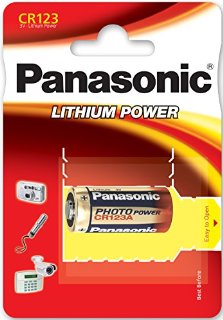 PANASONIC Pile Power Photo CR123 - Confezione da 10