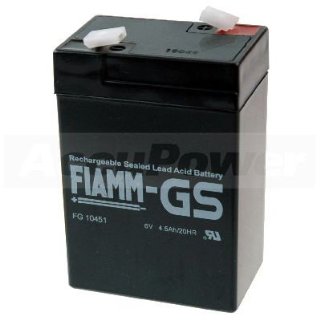 Fiamm FG10451 batteria al piombo acido 6 volt, 4500mAh