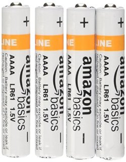 AmazonBasics - Pile alcaline AAAA, confezione da 4