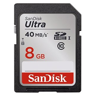 Sandisk Ultra Scheda di Memoria SDHC 8 GB, 40MB/s, Classe 10 UHS-I [Imballaggio apertura facile di Amazon]