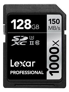 Lexar Professional Scheda di Memoria SCXC UHS-II, Velocita 1000x, 128 GB, LSD128CRBEU1000