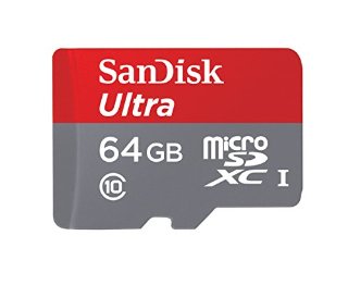 Scheda di Memoria SanDisk Ultra Android MicroSDXC da 64 GB, con Adattatore SD, fino a 80 MB/sec, Classe 10