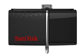 SanDisk Unità Flash Ultra Dual USB 3.0, 32 GB, fino a 130 MB/sec