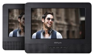 Odys Seal 7 - Lettore DVD portatile con schermo 17,8 cm (7 pollici), USB, Scheda SD, colore: Nero