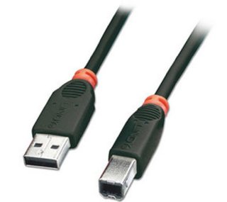 Lindy 31846 - Cavo USB 2.0 Tipo A/B M/M - 3m - Nero