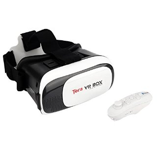 Tera VR Box 2. Generation Versione aggiornata -Cartone realta virtuale 3D VR per 4.7 ~ 6.0 pollici Samsung Smartphone iPhone Video Movie Game+Bluetooth Telecomando