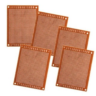 Commenti per SODIAL(R) 5 BASETTE SCHEDE PCB PROTOTIPAZIONE MILLEFORI CM 9x7 [Elettronica]