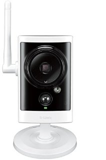 D-Link DCS-2330L Videocamera di Sorveglianza con Monitor HD, Visore Notturno, Wireless, da Esterno, Rilevamento Movimenti, Notifiche Push per iPhone/iPad/Smartphone, Bianco