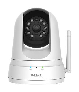 D-Link DCS-5000L Videocamera di Sorveglianza Cloud, Wireless N, Day e Night, Pan/Tilt/Zoom, Bianco