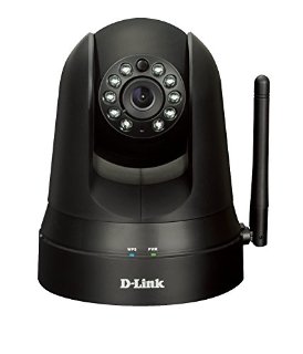 D-Link DCS-5010L mydlink Home Videocamera di Sorveglianza Cloud con Monitor 360, Motorizzata, Visore Notturno, Notifiche Push per iPhone/iPad/Smartphone, App Gratuita, Nero/Antracite