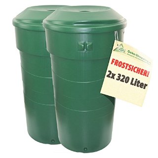 Recensioni dei clienti per LANCIO PREZZO: pioggia barile di pioggia barile giardino tonnellata giardino barile ESCLUSIVO 320L 2er SET verde serbatoio FROST SAFE acqua con coperchio e rubinetto, classicamente bello, botte giardino di quasi indistruttibile, serbatoio di acqua piovana quasi indistruttibile per SET tasso di risparmio | tripparia.it