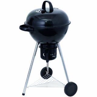 Tepro Baytown - Barbecue (nero, acciaio inossidabile, Rotondo, smaltato, acciaio inox, 54 cm, 48 centimetri)