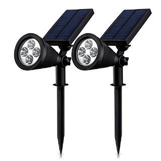 Recensioni dei clienti per [Certificato impermeabile IP65] 2 X MPOW Soleil P2 Focus con 4 LED e solare Motion Sensor, 1.5W 200 lumen, 90 ° angolo regolabile 8-16 ore Exterior Lighting Lawn Jartín Patios | tripparia.it