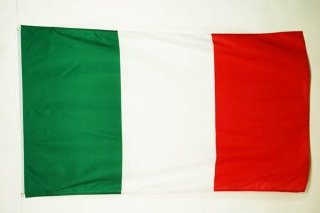 AZ FLAG - BANDIERA  ITALIA 150 x 90 cm - BANDIERA ITALIANA - Poliestere di alta qualità - Occhielli