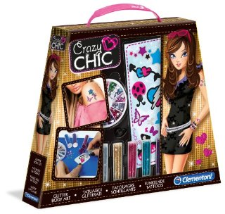 Clementoni 15901 - Crazy Chic Tatuaggi Scintillanti