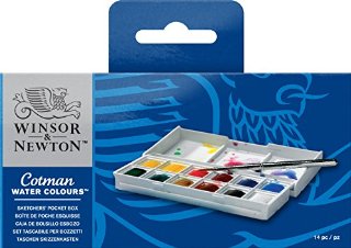 Winsor & Newton - Cotman Watercolor Sketcher 12 pezzi