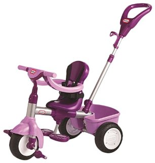 Little Tikes 627361M - Triciclo 4 in 1 Edizione Basic, colore: Lilla