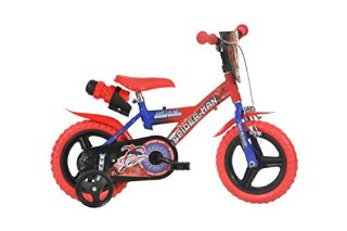 Dino Bikes 123 GL-SA - Spiderman Bicicletta, 12 Pollici