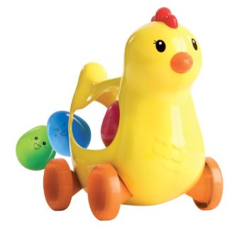 Tomy 71160 - Giocattolo, Impara giocando Gallina con uova, dai 18 mesi