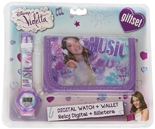 Gift Set portafoglio + orologio Violetta