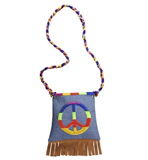 Recensioni dei clienti per Borsa Hippie con il segno di pace ed il cavo colorato | tripparia.it