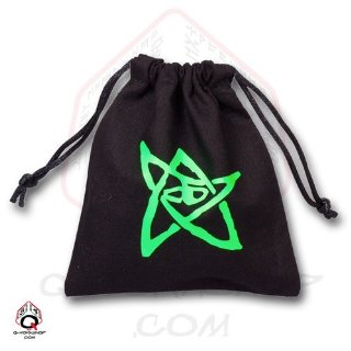 Q-WORKSHOP Call of Cthulhu Dice Bag in lino nero (Cthulhu dadi sacchetto nero) (japan import)