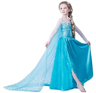 ELSA & ANNA® Ragazze Principessa abiti partito Vestito Costume IT-Dress-SEP302