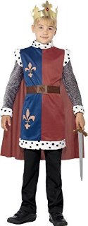 Re Artù - Childrens Costume - Small - 128 centimetri - Età 4-6