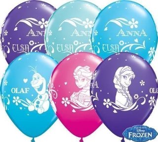 Palloncini Frozen, assortiti, palloncini modellabili, circa 30 cm, 10 pz