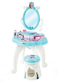 Smoby 7600024996 - Disney Frozen Specchiera 2 in 1 con Sgabello