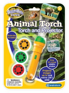 Eureka Toys Torcia E Proiettore Animali, Gioco Educativo Brainstorm