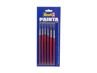 Revell 29621 - Set di pennelli per dipingere modellini, 6 pezzi