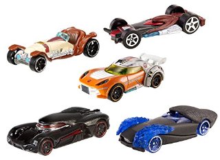 Hot Wheels CKK83 - Star Wars Confezione 5 Veicoli