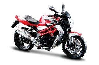 Maisto 5-11097 - Modellino di motocicletta MV Agusta Brutale 1090RR, in scala 1:12