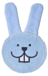 MAM 922411 - Oral Care Rabbit, Guanto per igiene orale coniglietto, colore: Blu