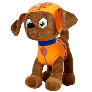 LA SQUADRA DEI CUCCIOLI (PAW PATROL) - PELUCHE PERSONAGGIO ZUMA, LABRADOR RETRIEVER È IL SALVATAGGI IN MARE (27CM INPIEDI) BUONA QUALITA - COLORE ARANCIONE -