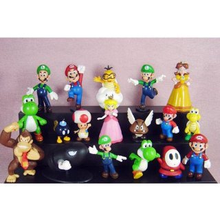 Commenti per Set di 18 personaggi di Super Mario Bros (altezza 3-6 cm)