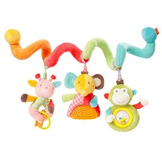 BabySun, Decorazione a spirale da passeggino o lettino, Multicolore (Multicolore)