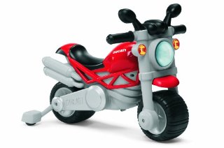 Chicco 71561 Moto Ducati Monster, Cavalcabile 2 in 1