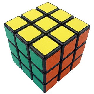 V5-Space Shengshou 3x3x3 Rompicapo Traccia Cubo Magico Divertente Formazione Frosted Plastic Magic Cube Puzzle,Nero